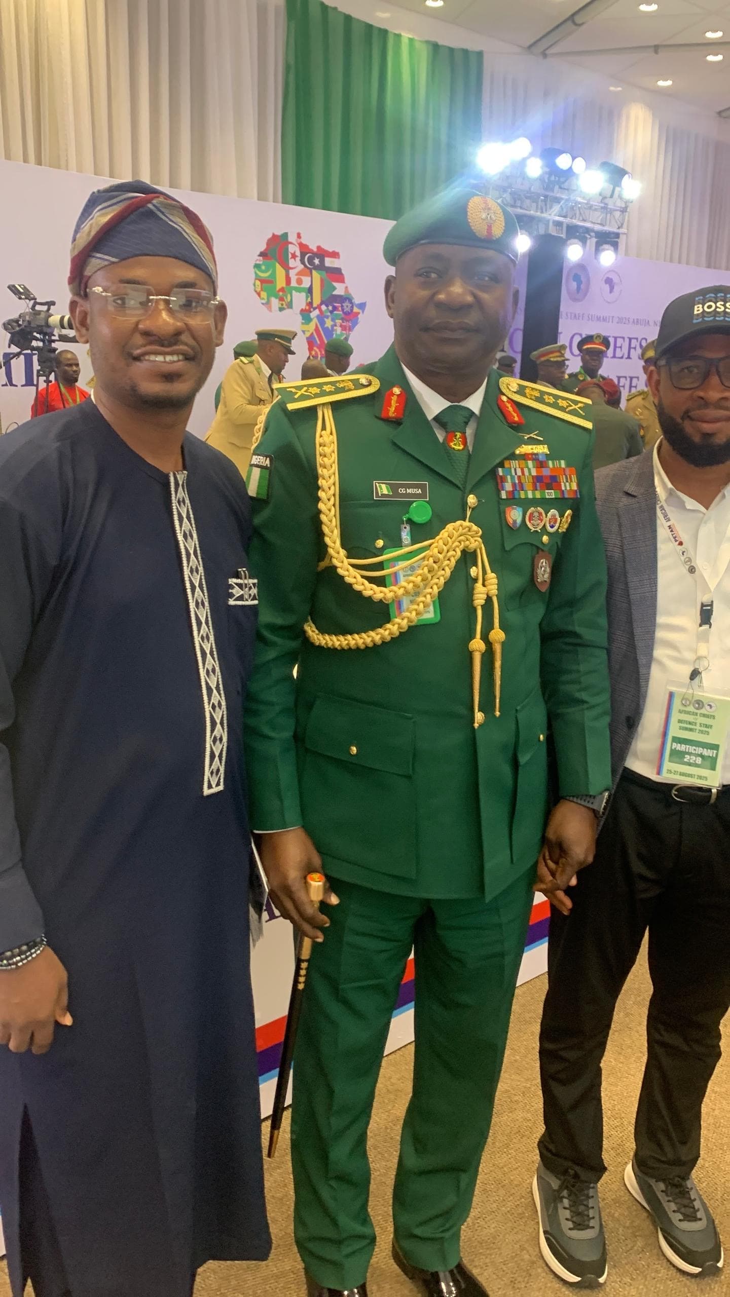 At the African Chiefs of Defence Staff Summit 2025 in Abuja